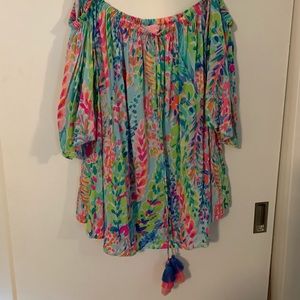 Lilly Pulitzer off shoulder top